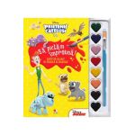 Disney. Prietenii catelusi. Sa pictam impreuna! Carte de colorat cu pensula si acuarele