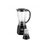 Blender de masa - 500W - 2 Viteze + Pulse - Bol 1.5L - Rasnita - Negru