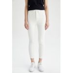 Pantaloni skinny cu talie inalta