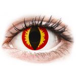Lentile de contact colorate ColourVUE Crazy Lens - Dragon Eyes - fără dioptrie (2 lentile)