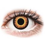 Lentile de contact colorate ColourVUE Crazy Lens - Orange Werewolf - fără dioptrie (2 lentile)