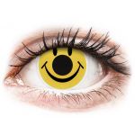 Lentile de contact colorate ColourVUE Crazy Lens - Smiley - fără dioptrie (2 lentile)