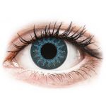 Lentile de contact colorate ColourVUE Crazy Lens - Solar Blue - cu dioptrie (2 lentile)