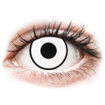 Lentile de contact colorate ColourVUE Crazy Lens - White Zombie - fără dioptrie (2 lentile)