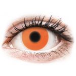 Lentile de contact colorate ColourVUE Crazy Glow Orange - fără dioptrie (2 lentile)