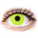 Lentile de contact colorate ColourVUE Crazy Glow Yellow - fără dioptrie (2 lentile)