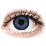 Lentile de contact colorate ColourVUE Glamour Blue - fără dioptrie (2 lentile)