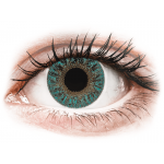 Lentile de contact colorate TopVue Color - Turquoise - cu dioptrie (2 lentile)