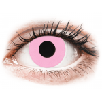 Lentile de contact colorate CRAZY LENS - Barbie Pink - lentile zilnice cu dioptrie (2 lentile)