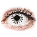 Lentile de contact colorate ColourVUE Crazy Lens - Spider - fără dioptrie (2 lentile)