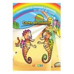 Coloreaza si creeaza o poveste cu caluti de mare! Carte de colorat