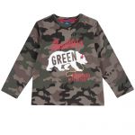 Bluza copii Chicco, maro cu model, 06929
