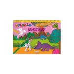 Coloram cu sabloane: Dinozauri