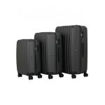 Set 3 trolere Ground LINE - ABS - marime S+M+L - culoare gri inchis