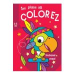 Imi place sa colorez. Indianul vesel 3-5 ani