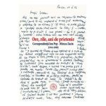 Ore, zile, ani de prietenie. Corespondenta Ion Pop - Mircea Zaciu (1964-2000)