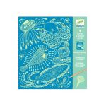 4 Cartes a gratter, Sea life. In adancul oceanului