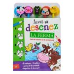 Invat sa desenez: La ferma. Set de colorat si de activitati