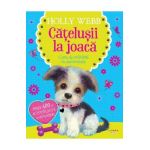 Catelusii la joaca. Carte de activitati cu autocolante - Holly Webb