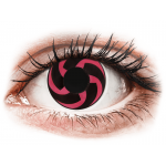 Lentile de contact colorate CRAZY LENS - Haku - lentile zilnice cu dioptrie (2 lentile)