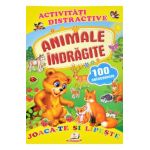 Activitati distractive: Animale indragite. 100 autocolante