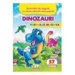 Dinozauri: Formeaza imaginea. 57 autocolante