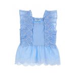 Bluza fara maneci cu detalii brodate