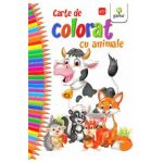 Carte de colorat cu animale