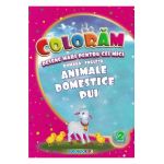 Coloram desene mari pentru cei mici: Animale domestice pui