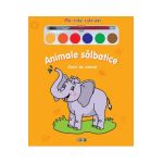 Animale salbatice - Miracolul culorilor - Carte de colorat