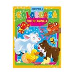 Descopera si coloreaza. Puii de animale