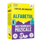 Alfabetul. Instrumente muzicale. Carti de joc educative