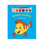 Animale acvatice - Miracolul culorilor - Carte de colorat