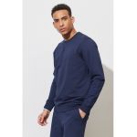 Bluza sport cu decolteu la baza gatului