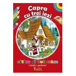 Capra cu trei iezi. Citim si coloram