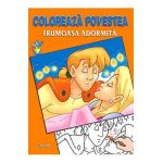 Coloreaza povestea: Frumoasa adormita