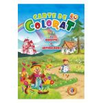 Carte de colorat Jumbo cu povesti si abtibilduri