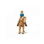 Set figurina Cowgirl (Vacarita) pe Cal USA, Papo