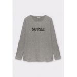 Bluza cu aplicatie text