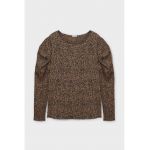 Bluza cu model si maneci bufante