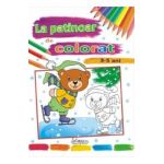 La patinoar de colorat