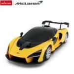 Masina cu telecomanda McLaren Senna galben, scara 1: 18, Rastar