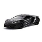 Masinuta metalica black panther lykan hypersport, scara 1 la 32