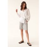 Bermude chino cu model in dungi