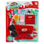Carucior cumparaturi + accesorii, 1 set/cutie