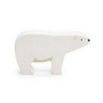 Figurina Urs Polar, din lemn premium