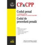Codul penal. Codul de procedura penala. Editia a 30-a actualizata la 1 iulie 2023 - Petrut Ciobanu