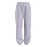 Pantaloni sport din amestec de bumbac organic cu detaliu logo