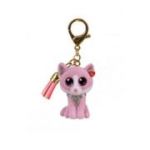 Plus breloc 8. 5 cm Mini Boos Fiona Pisicuta roz, Ty