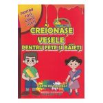 Creionase vesele pentru fete si baieti. Carte de colorat